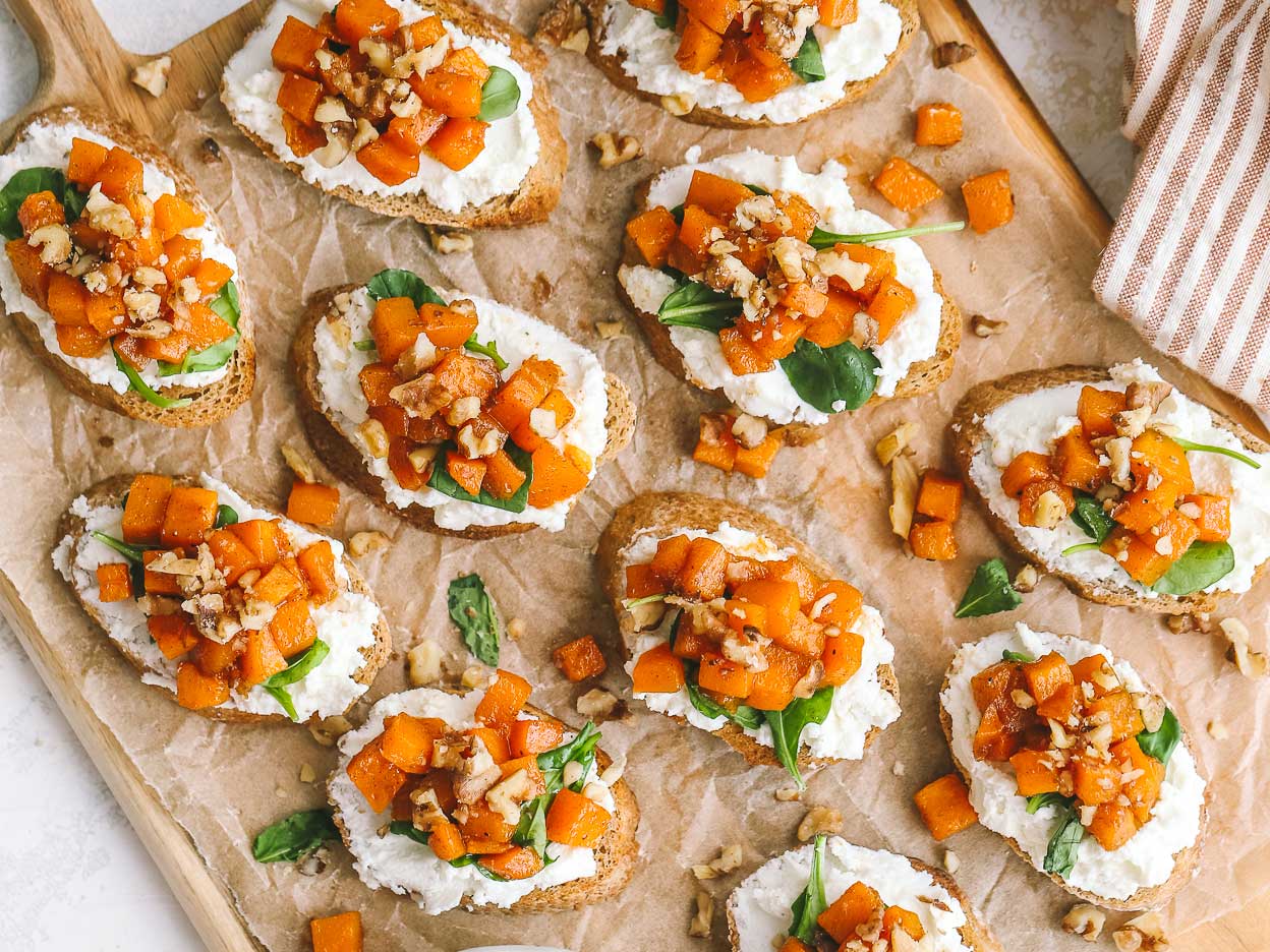 Butternut Squash Bruschetta - Community Natural Foods