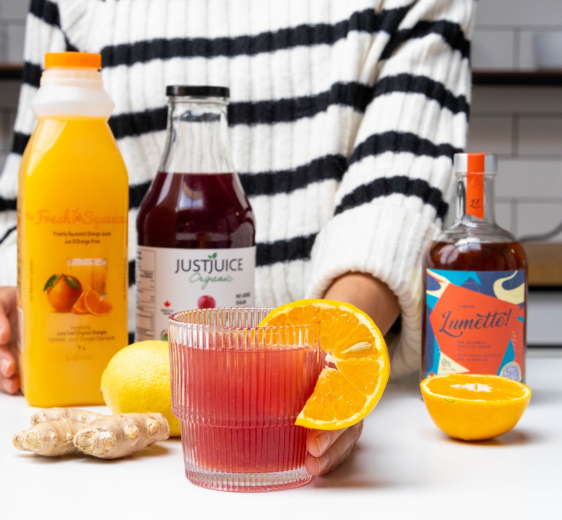Cranberry Orange Spiced "Rum" Mocktail - Community Natural Foods