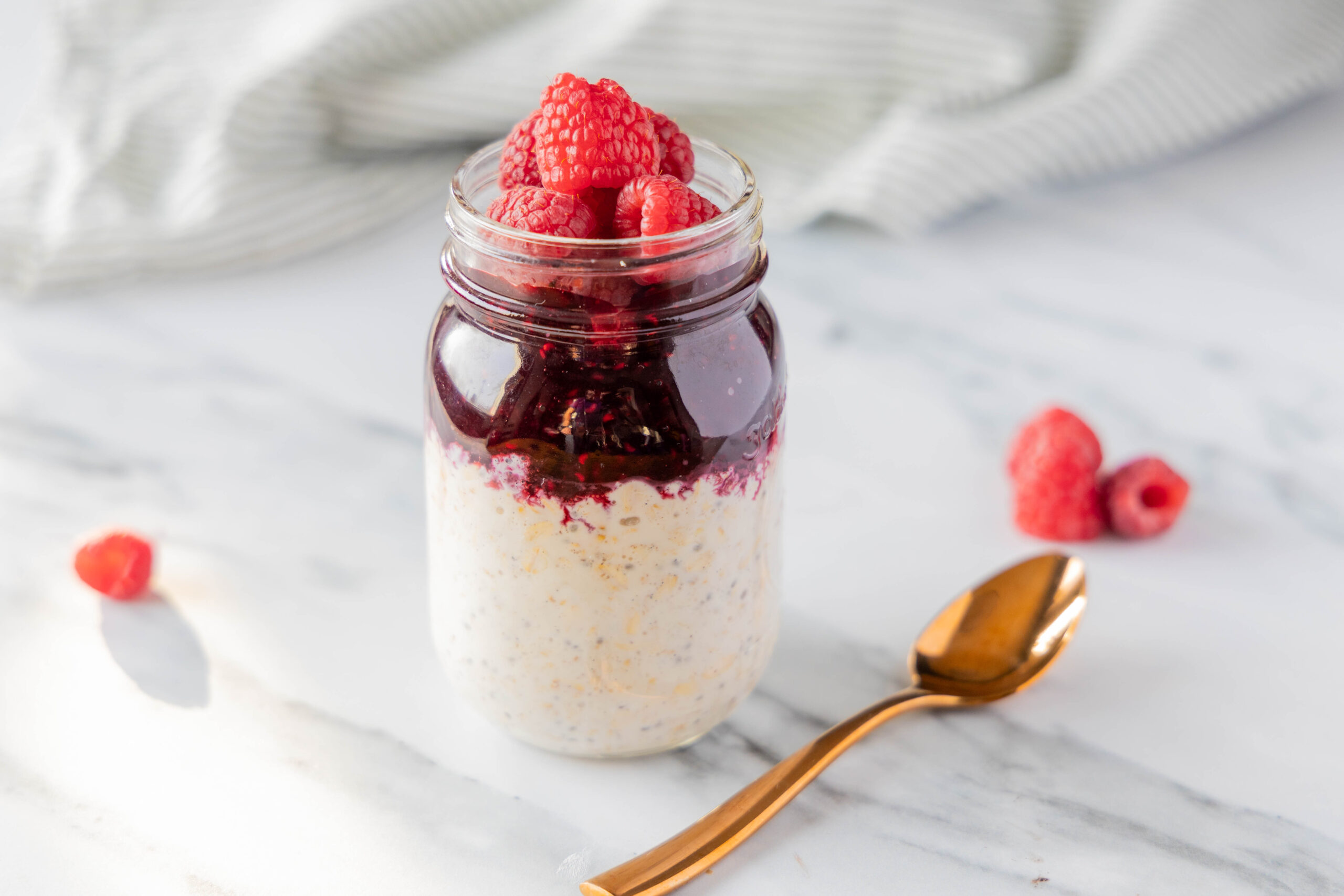 Lemon Berry Cheesecake Overnight Oats - Community Natural Foods