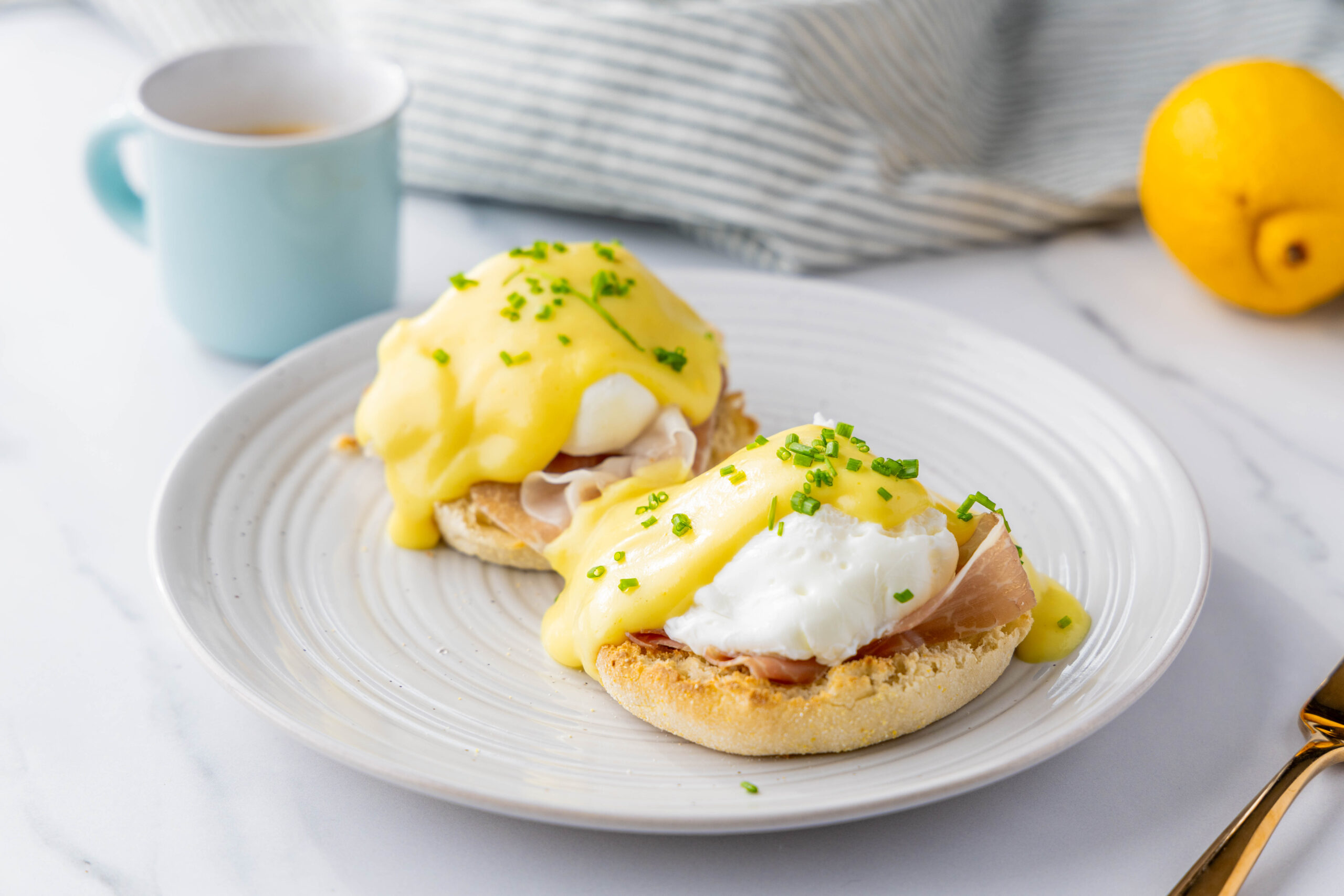 Prosciutto Eggs Benedict with Hollandaise Sauce - Community Natural Foods