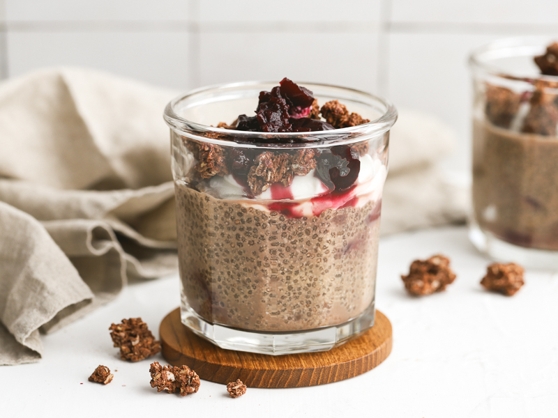 Cherry Latte Chia Pudding - Community Natural Foods