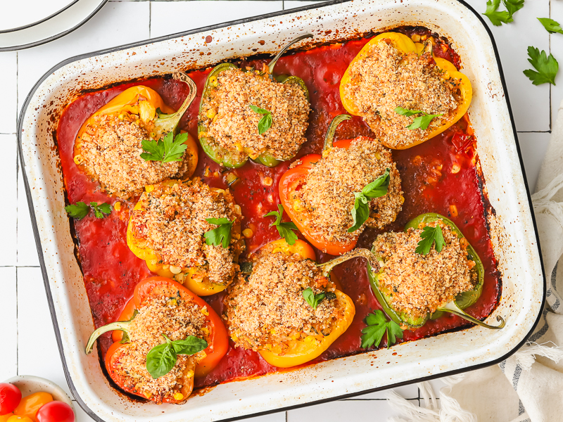 Summer Stuffed Peppers - Community Natural Foods