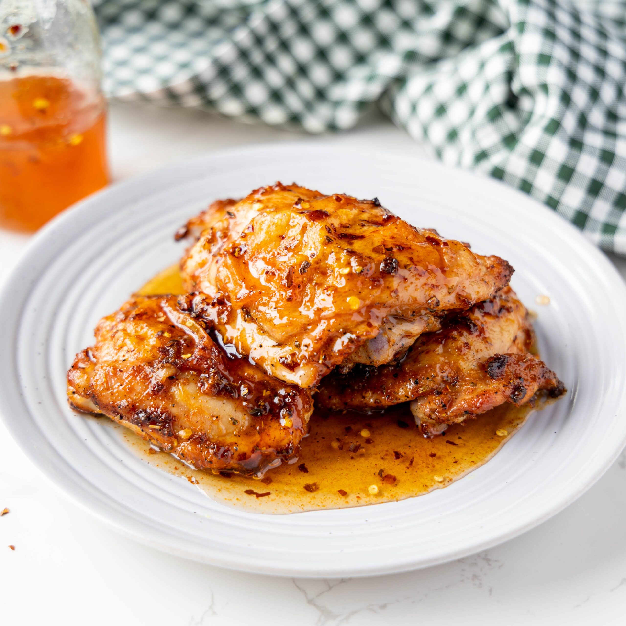 Grilled Chicken Thighs with Hot Honey - Community Natural Foods