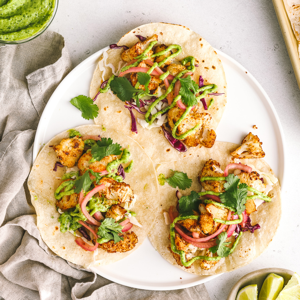 Roasted Cauliflower Tacos - Community Natural Foods