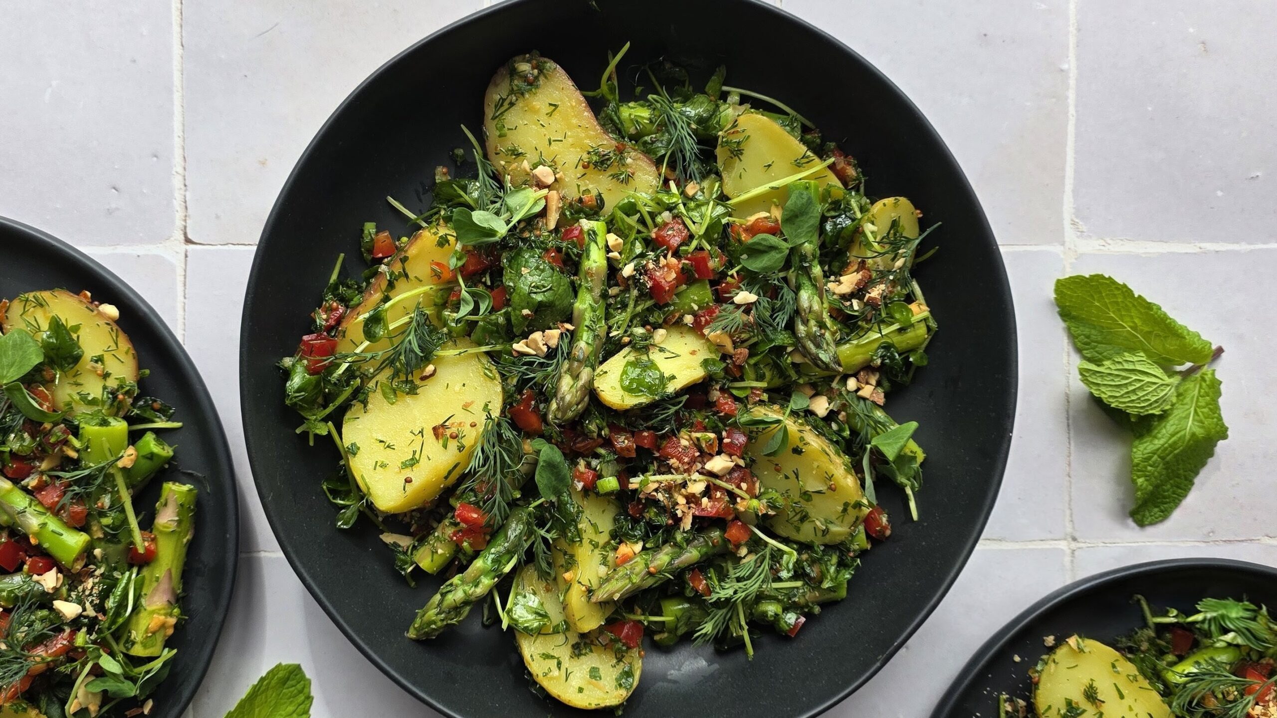 Asparagus &amp; Potato Salad with Preserved Lemon Dressing - Community Natural Foods